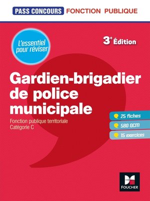 cover image of Pass'Concours--Gardien de police municipale--Catégorie C--Révision et entraînement